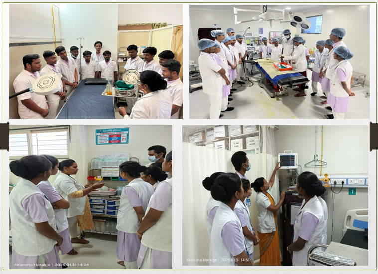 Clinical training sessions at Vivekanand Hospital